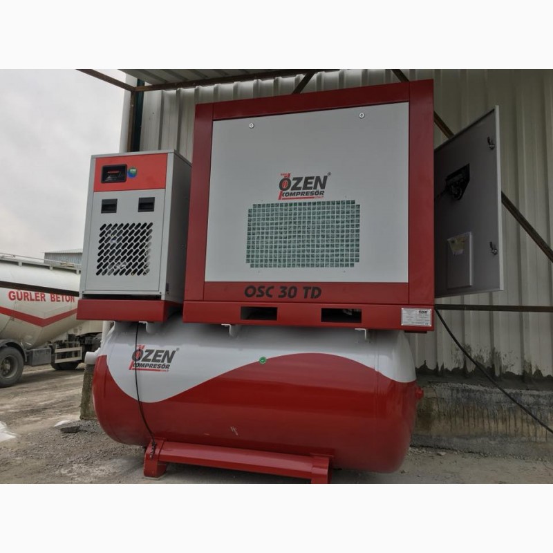 Винтовые компрессоры Ozen Kompressor на воздушном ресивере