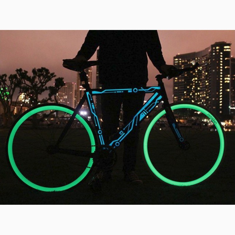 Фото 3. Светящаяся краска для тюнинга велосипедов