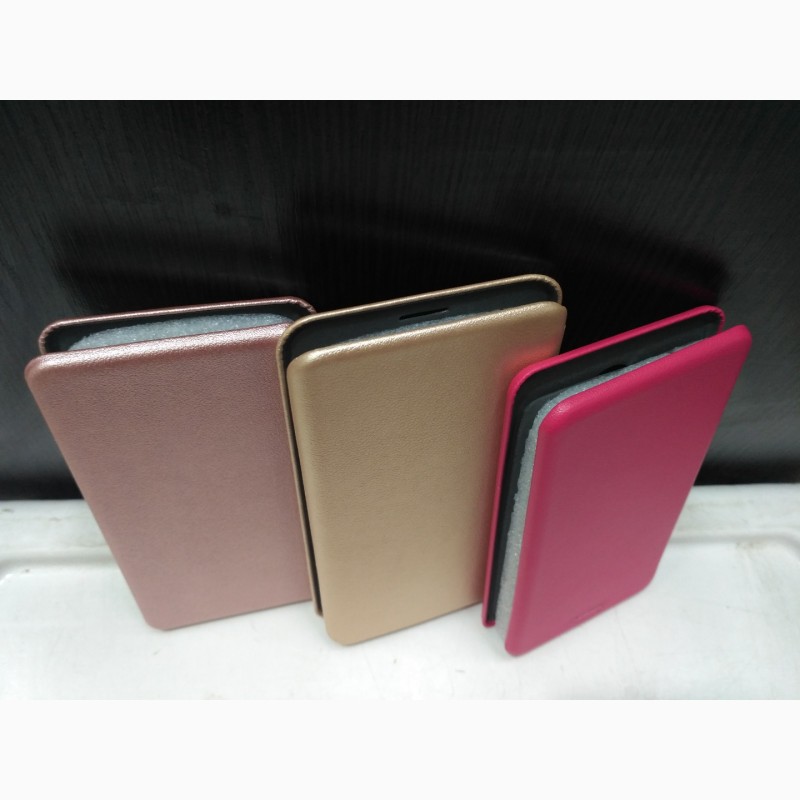 Кожаный чехол-книжка Flip Wallet на магните на iPhone Lenovo Samsung Xiaomi Meizu HTC LG