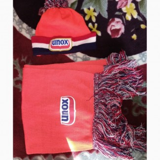 Подростковый комплект спортивный Unox, шапка+шарф