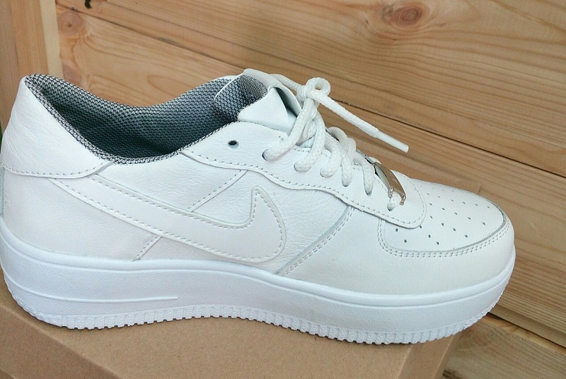 Новые женские белые высокие кроссовки Nike копия, 39 Киев