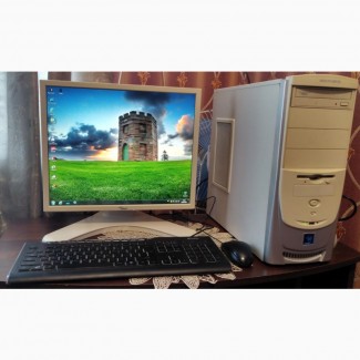 Компьютер в сборе (Pentium 651 3, 4Ггц, GPU 128Мб, 2Гб DDR2, HDD 80Гб)