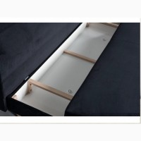 Ортопедичний диван єврокнижка Блекбері для щоденного сну на покетах
