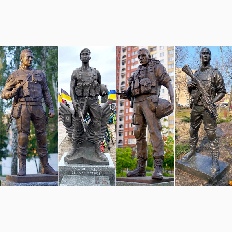 Фото 5. Изготовление памятников погибшим солдатам: вечная память героям