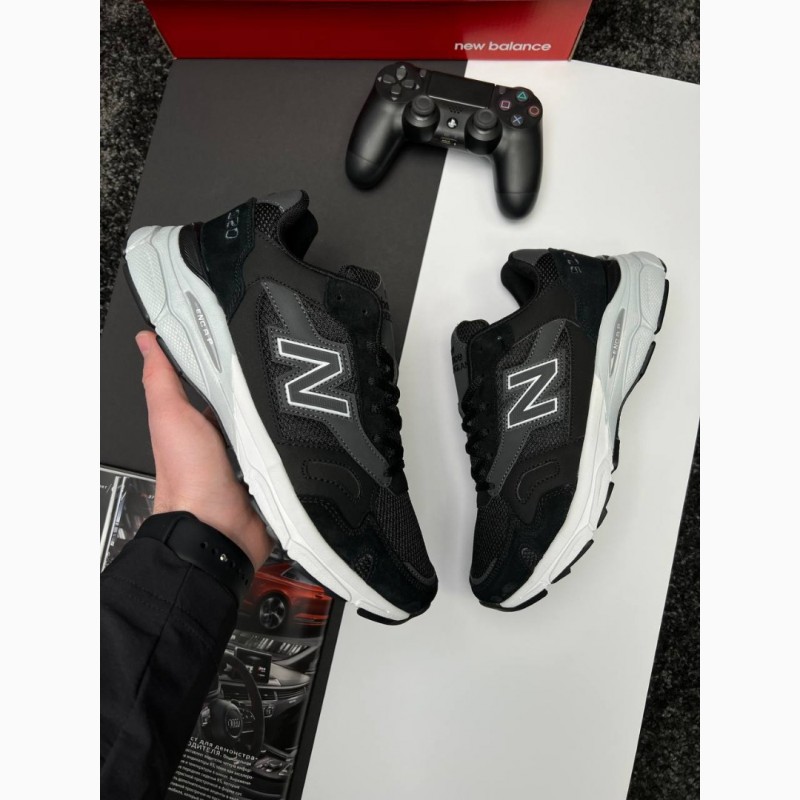 New Balance 920 Black White - кроссовки мужские черные
