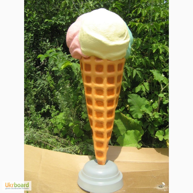 Фото 8. Муляж мягкое мороженое большой