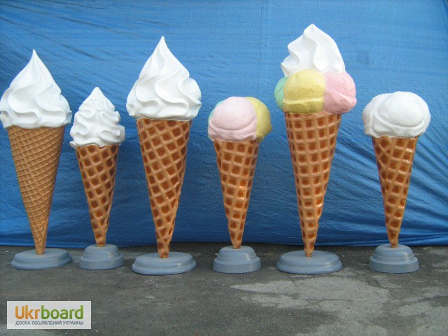 Фото 4. Муляж мягкое мороженое большой