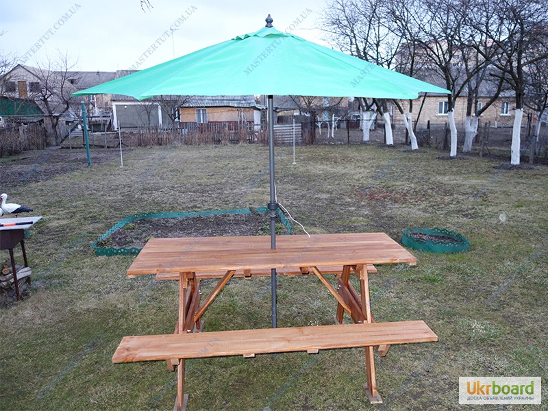 На Заказ дачная садовая деревянная мебель стол с лавками