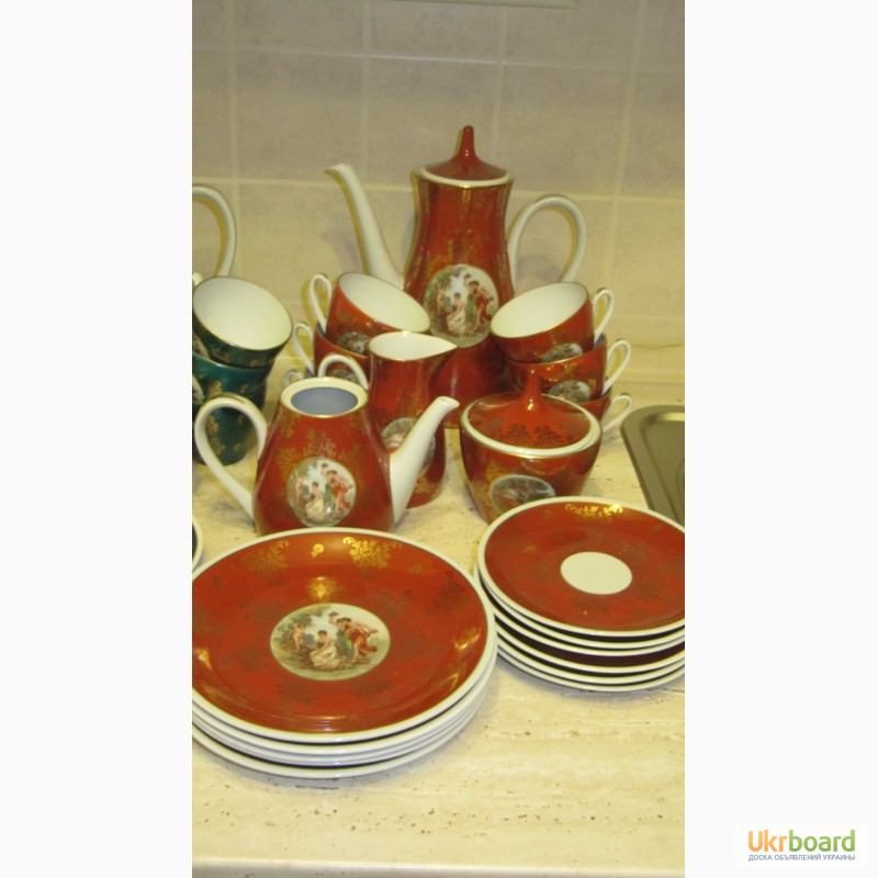 Фото 9. Кобальтовый чайный сервиз на 10 персон, 39 предметов, Германия, 70-е г. ХХвека