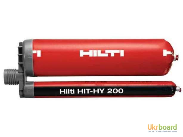 Фото 2. Химический анкер HILTI HIT-HY 200-A (500ml/890g) HILTI HIT-RE 500 (500 МЛ)