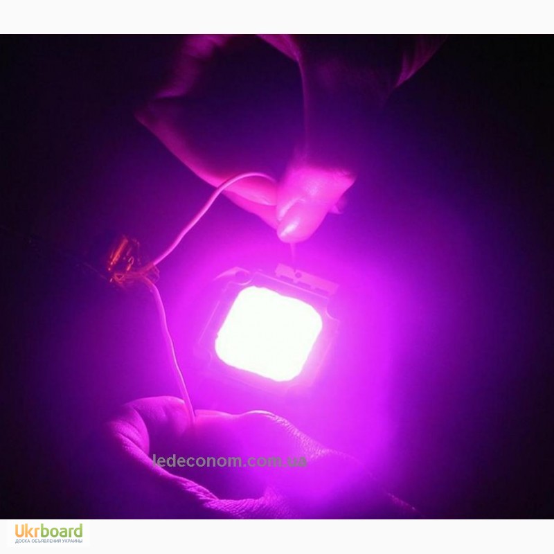 Фото 2. LED светодиод для растений 10 Вт (фитосветодиод)