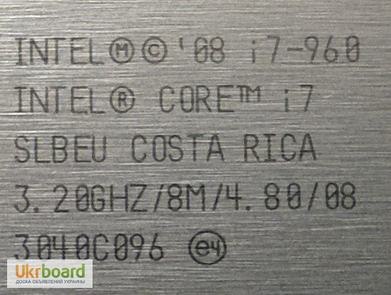 Фото 8. Процессор Intel Core i7-960 (BOX)