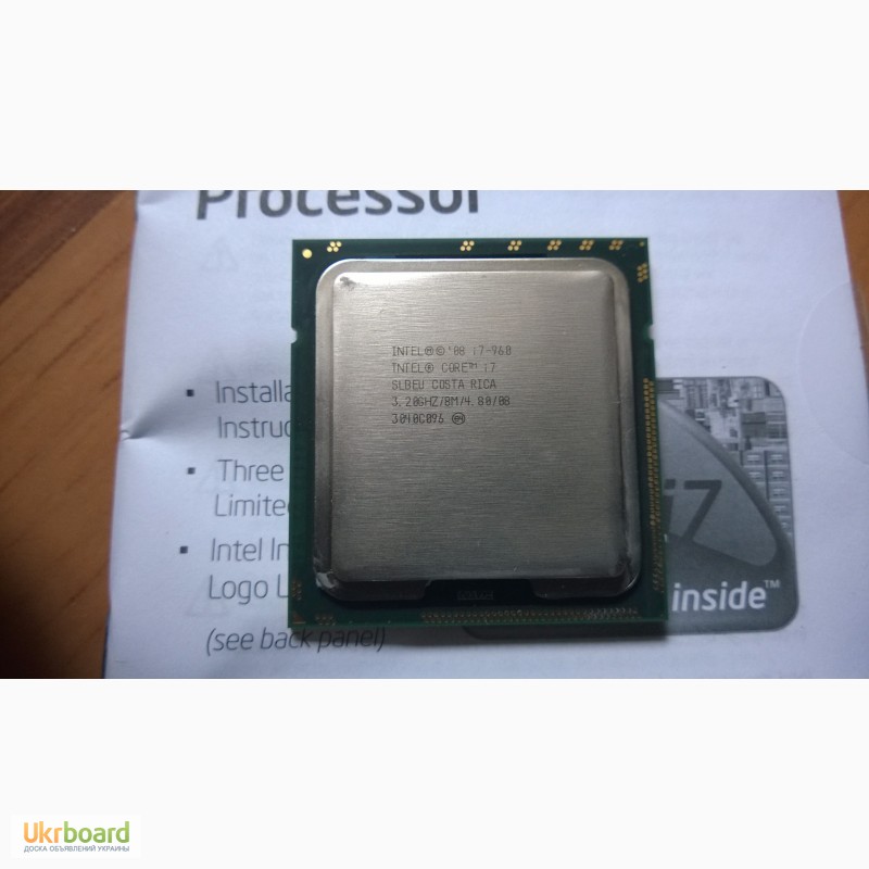 Фото 9. Процессор Intel Core i7-960 (BOX)