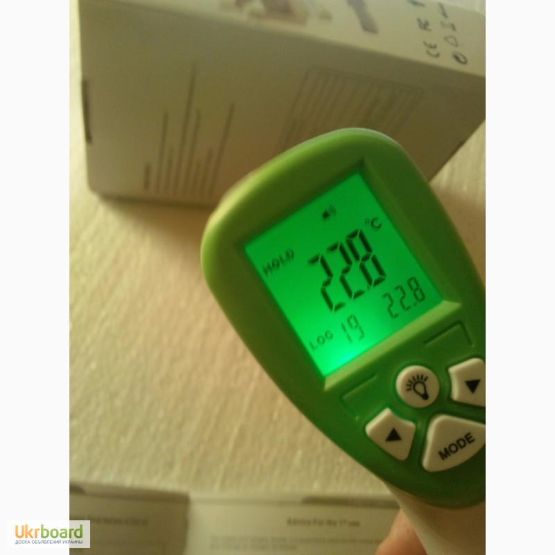 Фото 10. Бесконтактный инфракрасный термометр (с питанием от 2-х ААА 1, 5 В)