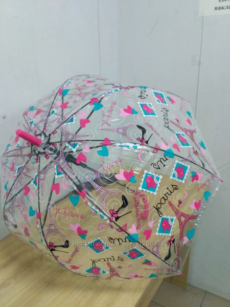 Фото 10. Зонт белый/прозрачный для обозрения подарок для женщины замечательный зонт прозрачный
