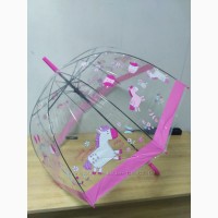 Зонт белый/прозрачный для обозрения подарок для женщины замечательный зонт прозрачный