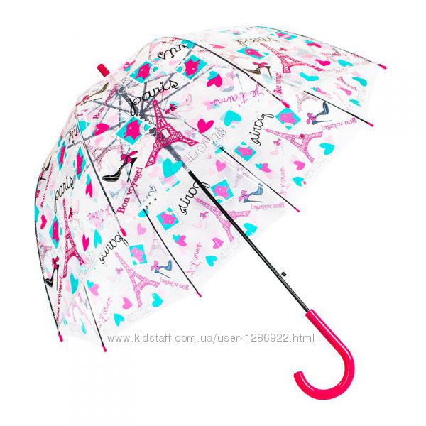 Фото 13. Зонт белый/прозрачный для обозрения подарок для женщины замечательный зонт прозрачный
