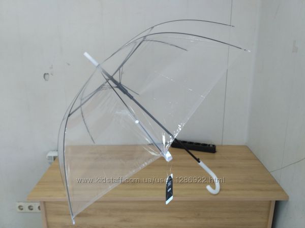 Фото 9. Зонт белый/прозрачный для обозрения подарок для женщины замечательный зонт прозрачный