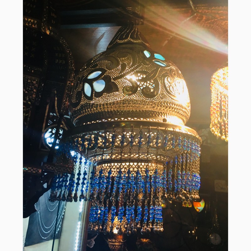 Фото 9. Зеркала и светильники в Марокканском стиле