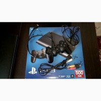 Продам приставку Sony PS 3 slim (500 GB) +5 игр