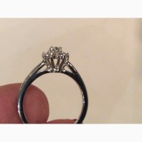 Кольцо с бриллиантами 0. 14 карата