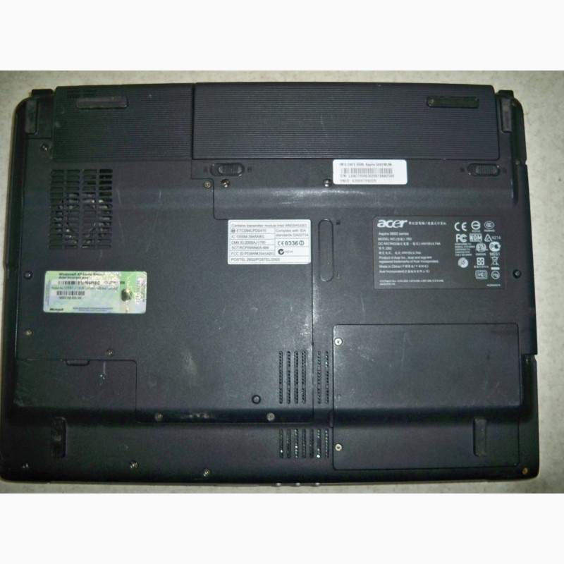 Фото 7. Ноутбук 2 ядра, компьютер Acer Aspire 5600/15.6Без HDD и зарядного