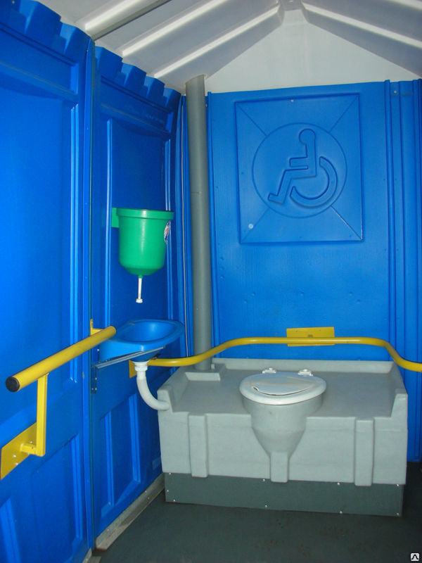 Фото 3. Мобильная туалетная кабина для инвалидов