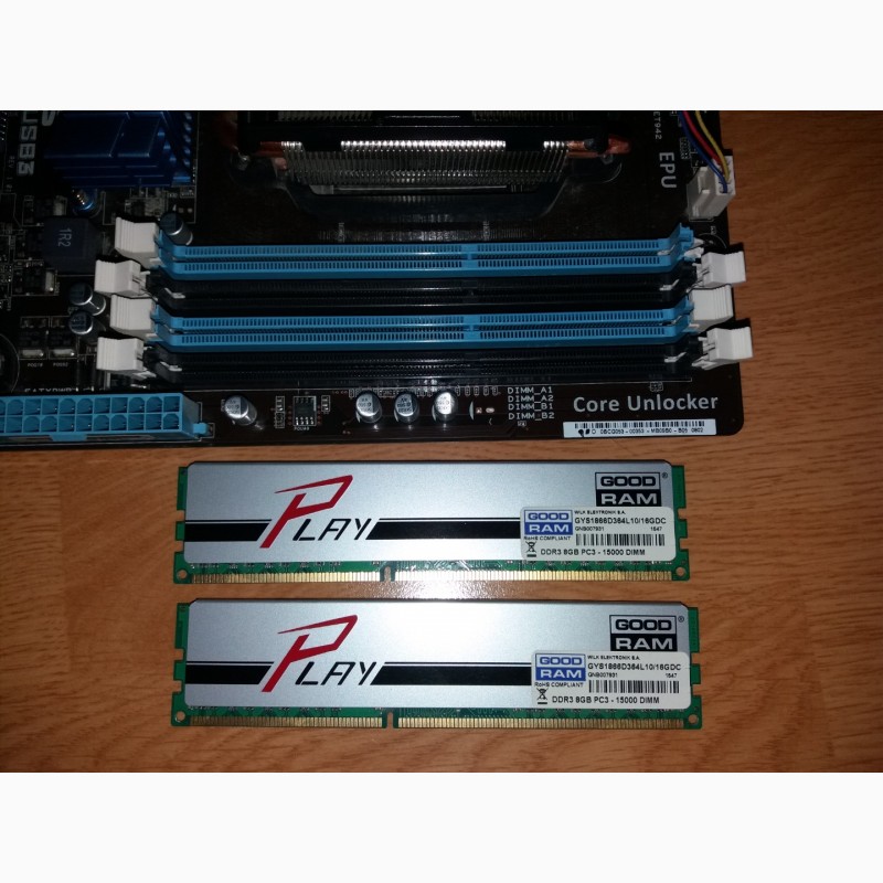 Фото 3. Оперативная память Goodram DDR3-1866, 16Gb, 2 планки, Play Silver