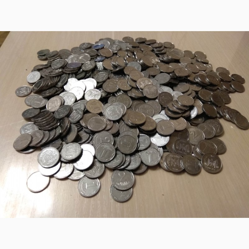 Фото 5. Монеты 1, 2 копейки Украина