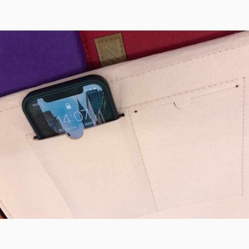 Фото 3. Чохол-конверт Повстяний чохол конверт ZAMAX для MacBook Air і Pro 13.3 З кишенями сумка п
