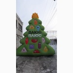 Надувное новогоднее украшение Надувная елка