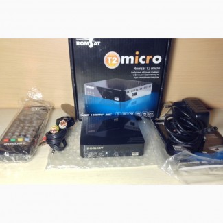 ТВ ресивер DVB-T/Т2 Romsat t2 micro приставка тюнер приемник цифровой