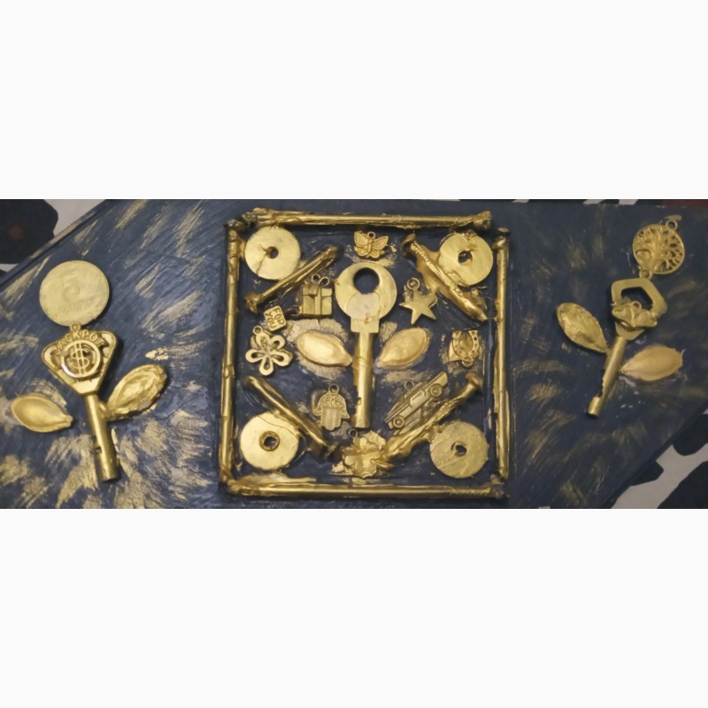 Фото 6. Картины в стиле стимпанк: Золотая рыбка, Денежное дерево, денежный квадрат