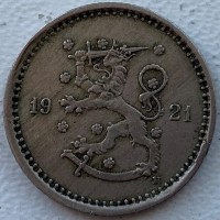 Финляндия 50 пенни 1921 год е393