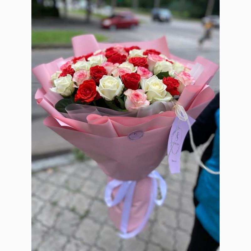 Фото 3/3. Букет чарівних квітів з доставкою у Запоріжжі від інтернет-крамнички Flowers Story