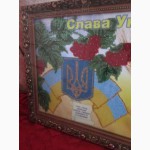 Картина с бисера Украинская символика
