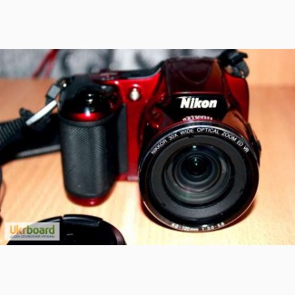 Продам фотоаппарат nikon coolpix l820 red + 16gb