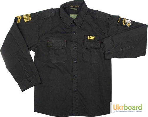 Рубашки милитари Vintage Rothco с нашивками Special Forces