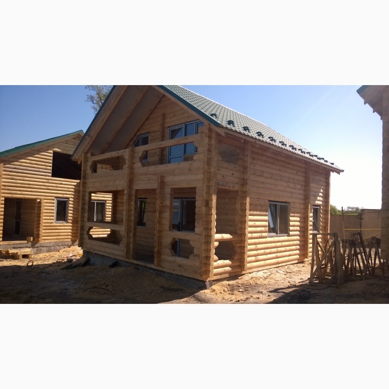 Фото 5. Строительство деревянных домов
