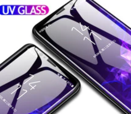 Фото 17. Защитное стекло для Samsung S7 Edge S8 на весь экран противоударное Nano Liquid c УФ-клеем