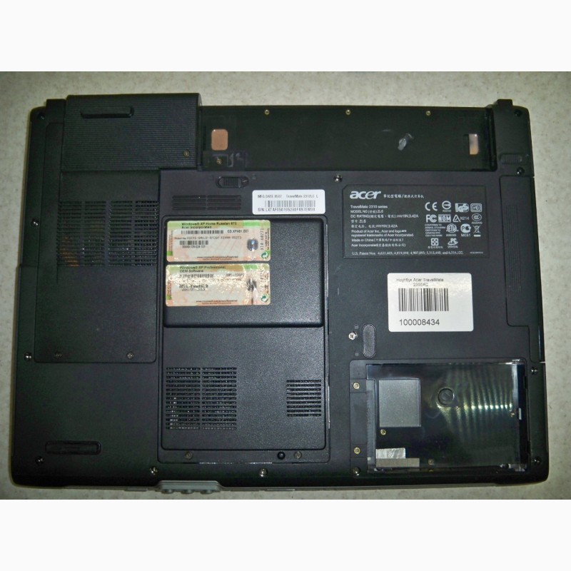 Фото 6. Ноутбук Acer TravelMate 2310, 15.4 дюйма, рабочий, без HDD и зарядного