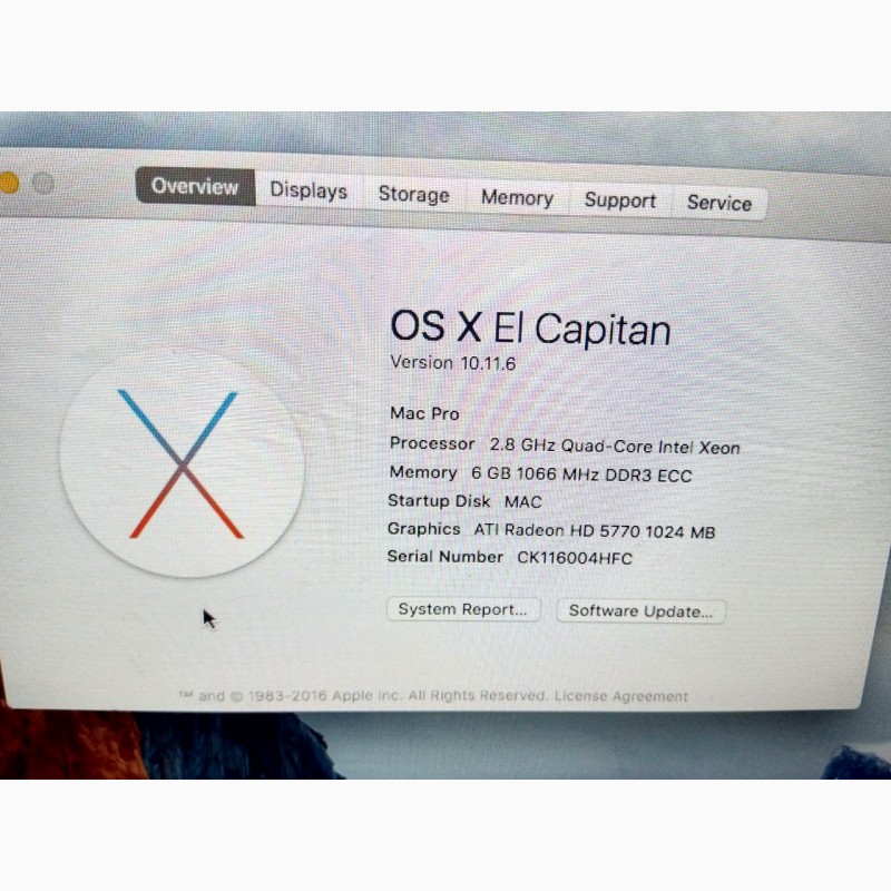 Фото 8. Apple Mac Pro 5.1 Xeon A1289 2010 - В ИДЕАЛЕ, Рабочий 100% - Недорого