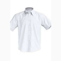 Рубашка мужская с коротким рукавом JHK SHRL SS POP, белая, 100% ХБ