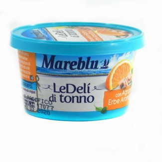 Тунець Mareblu Le deli di tonno з апельсином та травами 90 г