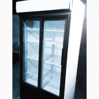Шкаф витринный холодильник б/у от 700л, стеклянная раздвижная дверь