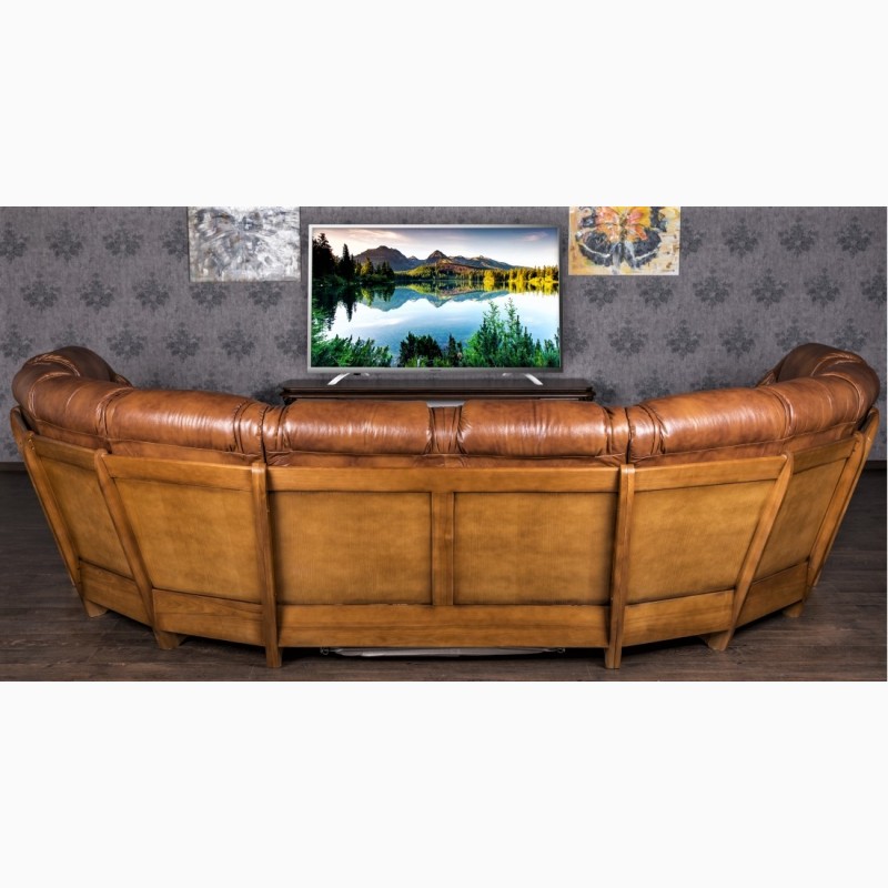 Фото 9. Угловой диван Лорд с цельным деревянным каркасом