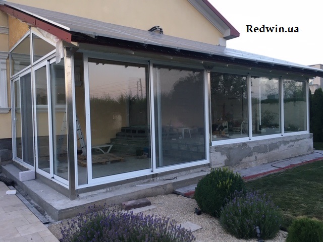 Фото 3. Алюминиевые двери и окна с покраской для дома