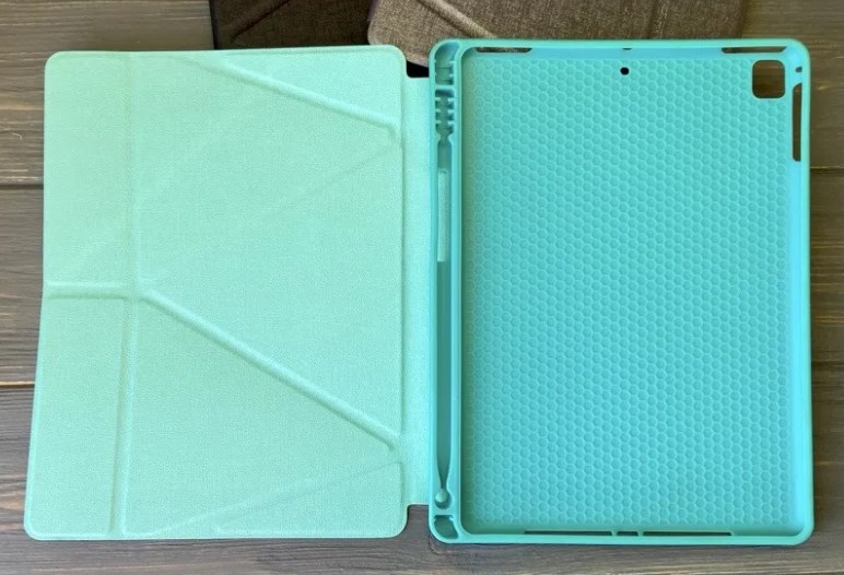 Фото 19. Чехол + Stylus iPad 12.9 2017/2018/2019 Origami Case Leather + силикон Origami Case