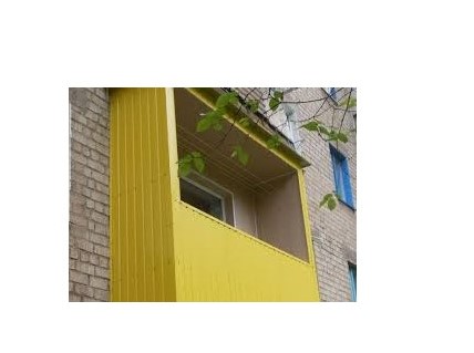 Фото 7. Профнастил для обшивки балкона, обшити профнастілом балкон ціна Київ