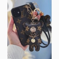 Винтажный чехол на iphone XR айфон 11 Pro gucci LV, Louis Vuitton Луи виттон лВ Case LV